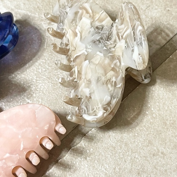 Pretty Set of 3 colorful Tortoise Shell Hair Clip small jaws! - Picture 10 of 13